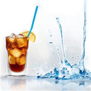 Energizing Iced Tea Splash PNG 06242024 PNG