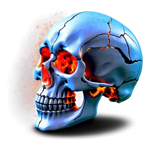 Enflamed Skull Display Png 06252024 PNG Image