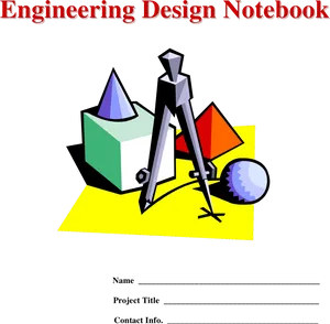 Engineering Design Notebook Cover PNG Image