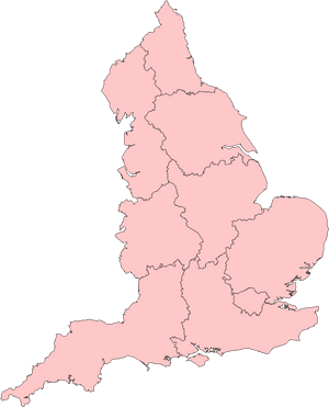 Map Of England Labelled, HD Png Download PNG image with transparent background
