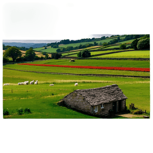 English Countryside Scenery PNG guu PNG