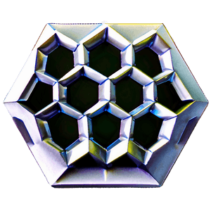 Engraved Hexagon Pattern PNG ekb14 PNG image with transparent background