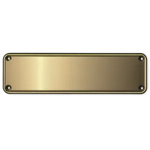 Engraved Metal Plate Design Png 5 PNG Image