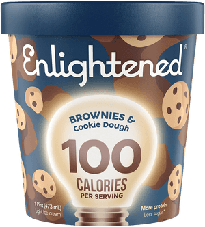 Enlightened Brownies And Cookie Dough Review, HD Png Download PNG image with transparent background