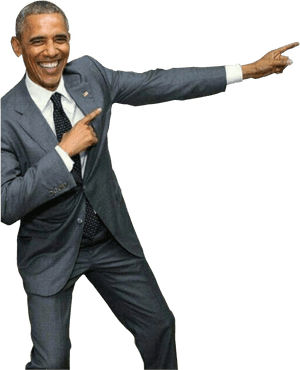 States United Family Of Barack House President Clipart - Obama Usain Bolt Pose, HD Png Download PNG