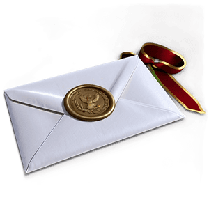 Envelope with Wax Seal PNG wce36 PNG image with transparent background
