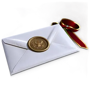 Envelope With Wax Seal Png Wce36 PNG Image