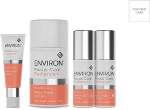 Environ Skin Care Products Lineup PNG Image