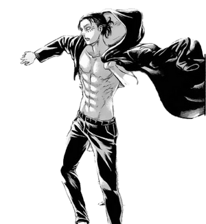 Eren Yeager PNG Pic PNG image with transparent background