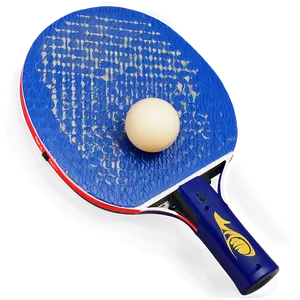 Ergonomic Ping Pong Racket Png 06132024 PNG Image