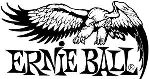 Ernie Ball Eagle Logo Blackand White PNG Image