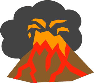 Symbol Clipart Volcano, HD Png Download PNG