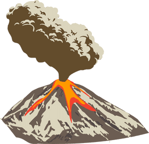 Volcano Png Clipart Png Mart With Volcano Clipart - Volcano Png, Transparent Png PNG image with transparent background
