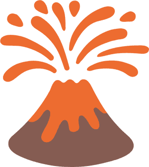 Volcano Emoji, HD Png Download PNG image with transparent background