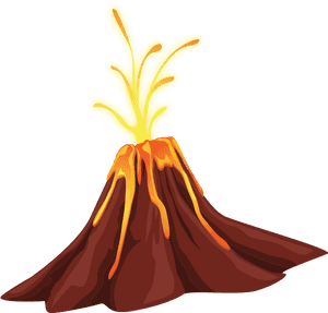 Volcano Cartoon Png, Transparent Png PNG image with transparent background