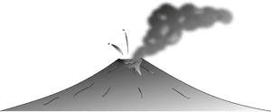 Mayon Volcano Black And White, HD Png Download PNG image with transparent background