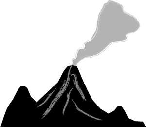 Volcano Pictogram, HD Png Download PNG image with transparent background