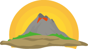 Mountains Clipart Volcano - Volcano Vector Png, Transparent Png PNG image with transparent background