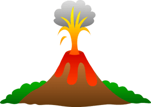 Volcano Lava Animation Clip Art - Volcano Clipart, HD Png Download PNG image with transparent background