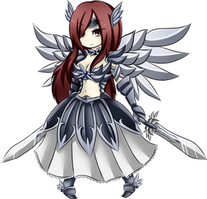 Erza Chibi - Erza Chibi Fairy Tail, HD Png Download PNG image with transparent background