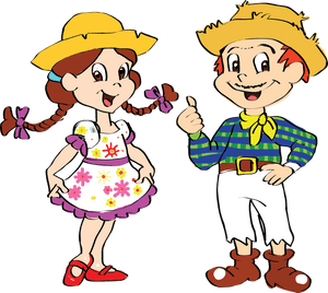 Esboco Bonecos Palitinhos - Bonecas De Sao João, HD Png Download PNG image with transparent background