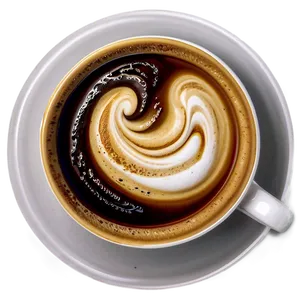 Espresso With Foam Art Png 51 PNG Image