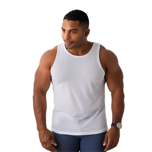 Essential White Tank Top Comfort Png 06282024 PNG Image