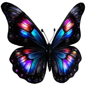 Ethereal Black Butterfly Png Fej46 PNG Image