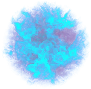 Ethereal Blue Flame Texture PNG Image