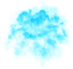 Ethereal Blue Smoke Texture PNG image with transparent background