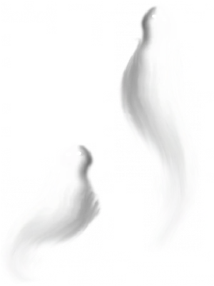 Ethereal_ Ghostly_ Figures PNG Image