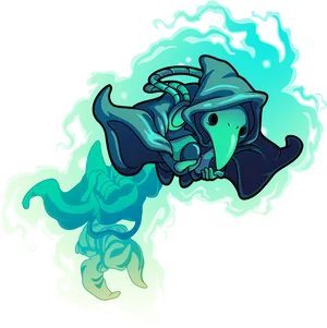 Ethereal_ Knight_ Spirit PNG Image