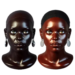 Ethnic Diversity Mannequin Head Png Tgt15 PNG Image