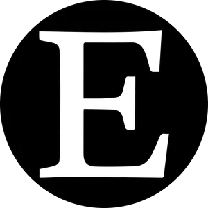 Etsy Logo Blackand White PNG Image