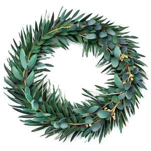 Eucalyptus Wreath Png Fjq PNG Image