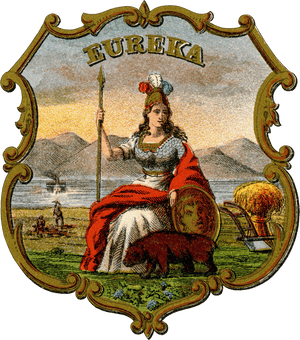 Coat Of Arms Of California - California Coat Of Arms, HD Png Download PNG image with transparent background