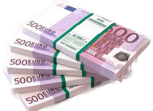500 Euro Note 100 Euro Note Russian Ruble Money - 500 Euro Png, Transparent Png PNG
