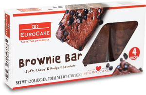 Eurocake Cake Bar Brownie - Euro Cake Brownie Cake, HD Png Download PNG image with transparent background