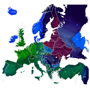Europe Climate Zones Map PNG amm PNG image with transparent background