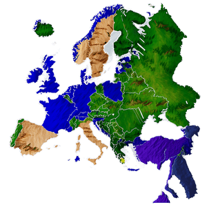 Europe Environmental Map PNG 43 PNG image with transparent background