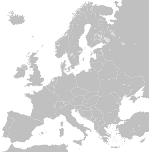 Europe Map One Colour, HD Png Download PNG with transparent background