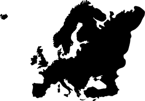 Font Europe - Europe Map Grey, HD Png Download PNG image with transparent background