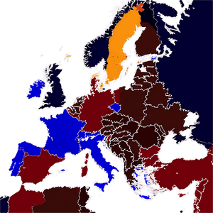 Europe Population Density Map PNG yql PNG image with transparent background