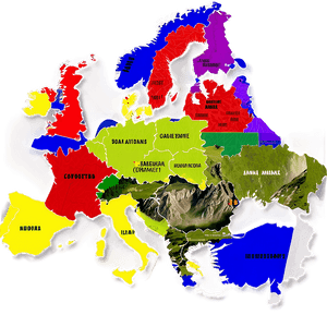 Europe Wine Regions Map PNG hya68 PNG image with transparent background