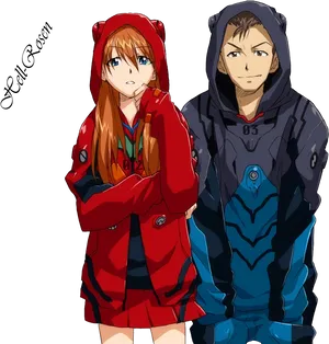 Evangelion_ Characters_ Casual_ Clothing PNG Image