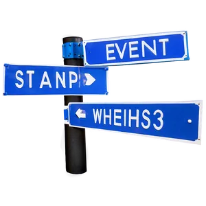 Event Street Signs Png Eag PNG Image