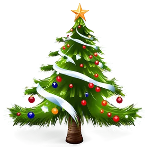 Evergreen Christmas Tree Png Rro PNG Image