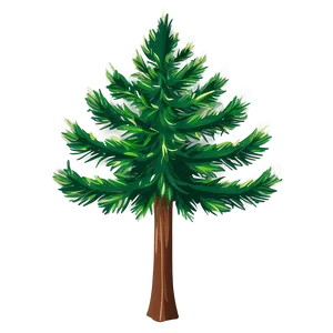 Evergreen Tree Vector Png Vco PNG Image