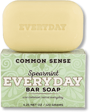 Everyday Spearmint Bar Soap - Soap, HD Png Download PNG image with transparent background