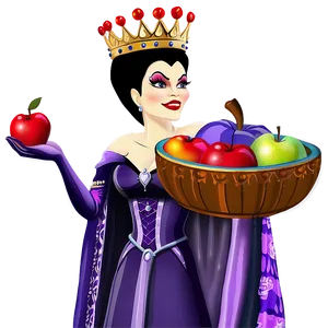 Evil Queen With Apple Png 06282024 PNG Image